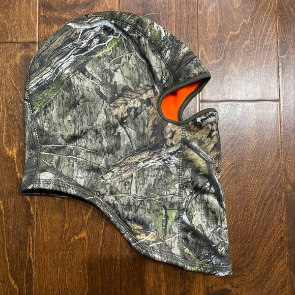 Huntworth Real Tree Camo Insulated Balaclava Face Mask Brown Green Mens One Size - Picture 2 of 7